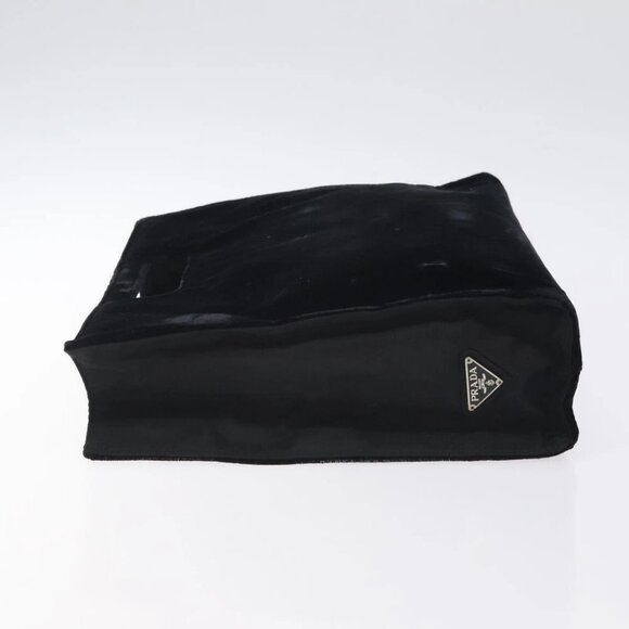 PRADA Hand Bag Velor Black - Picture 5 of 14